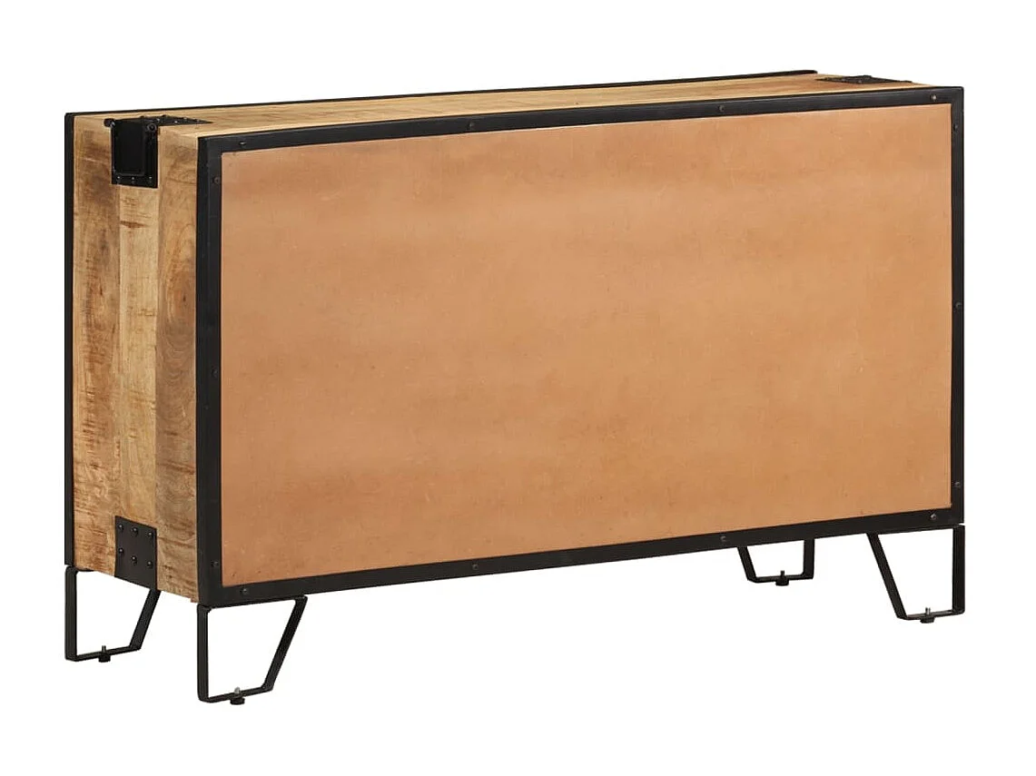 Buffet 100x31x60 cm Bois de manguier massif brut EGER86421