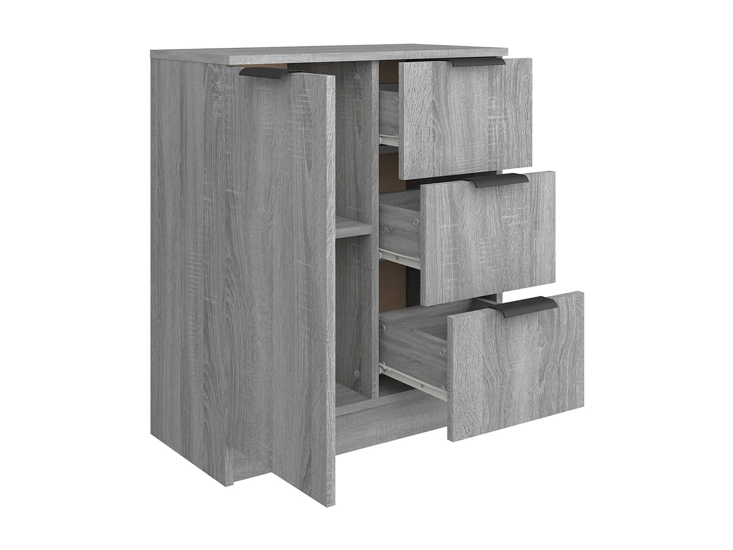 Buffet Sonoma gris 60x30x70 cm Bois d'ingénierie EGER38341