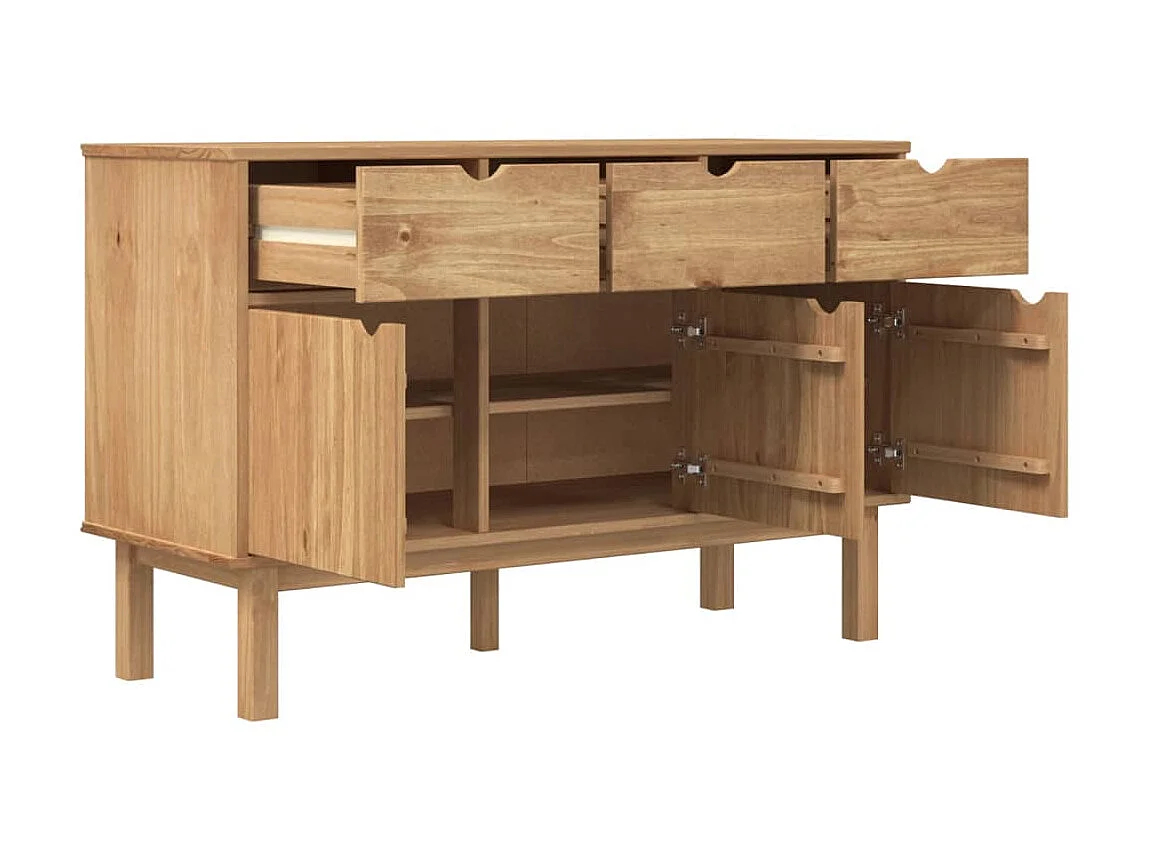 Buffet OTTA 114x43x73,5 cm Bois massif de pin EGER88091