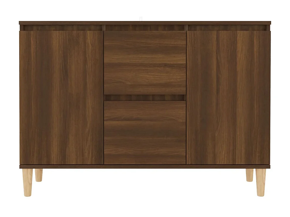 Buffet Chêne marron 103,5x35x70 cm Bois d'ingénierie EGER86982