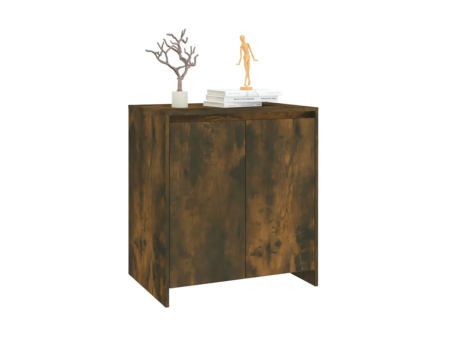Buffet Chêne fumé 70x41x75 cm Bois d'ingénierie EGER74682