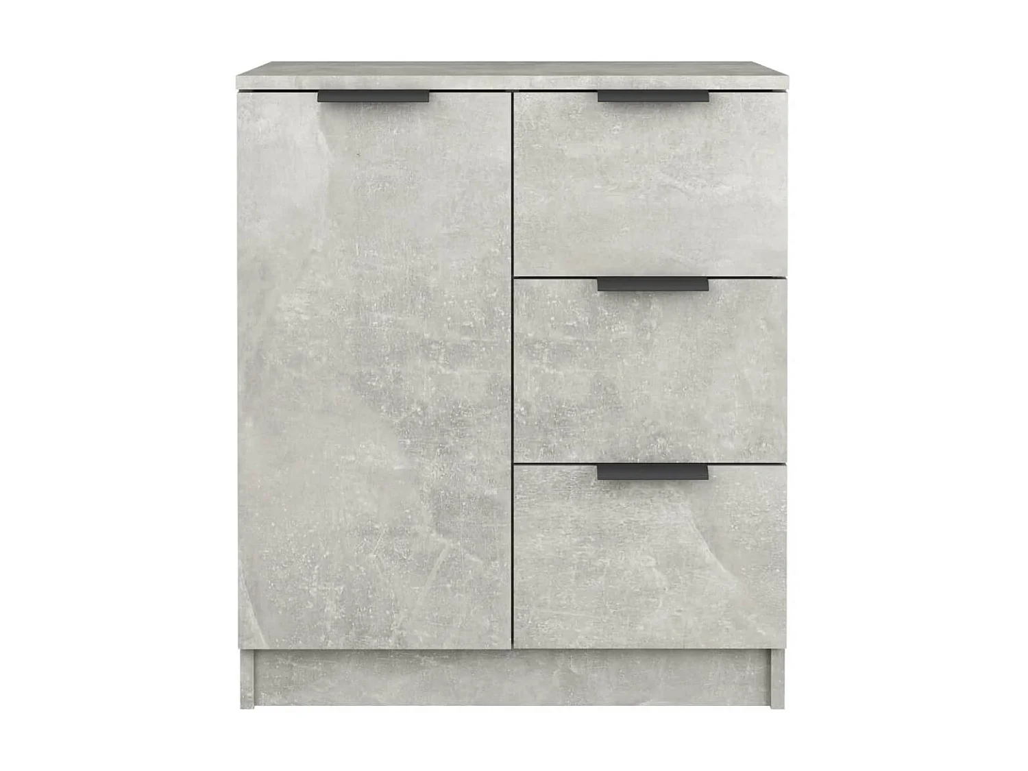 Buffet Gris béton 60x30x70 cm Bois d'ingénierie EGER88642
