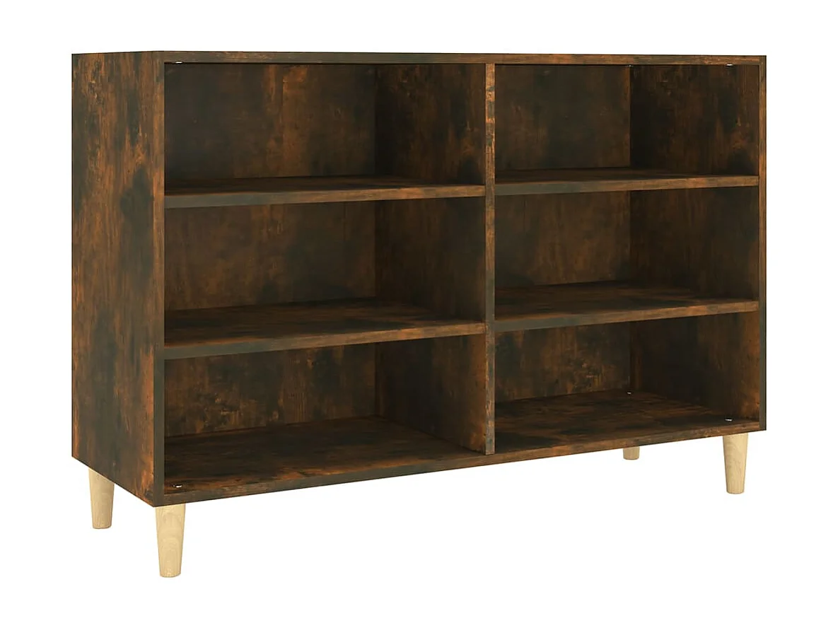 Buffet Chêne fumé 103,5x35x70 cm Aggloméré EGER62676