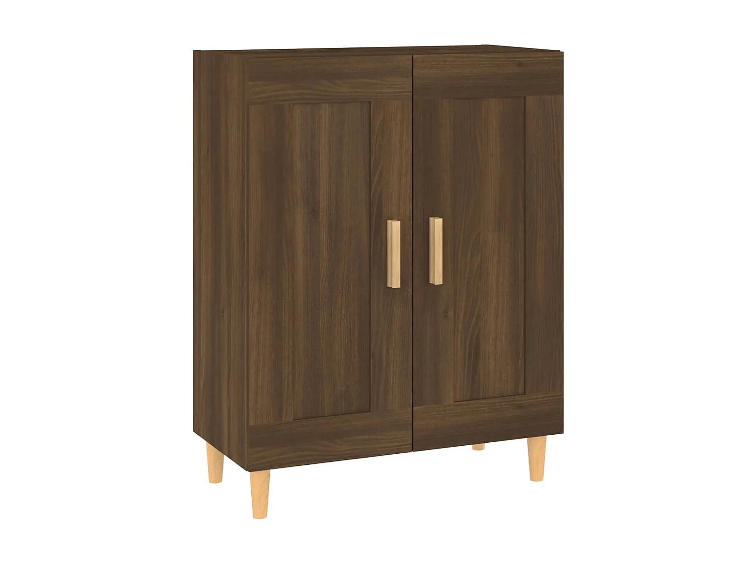 Buffet Chêne marron 69,5x34x90 cm Bois d'ingénierie EGER29179