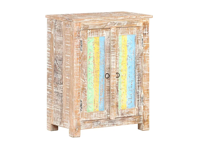 Aparador de madera de mango rugosa 61x35x76 cm ES38461