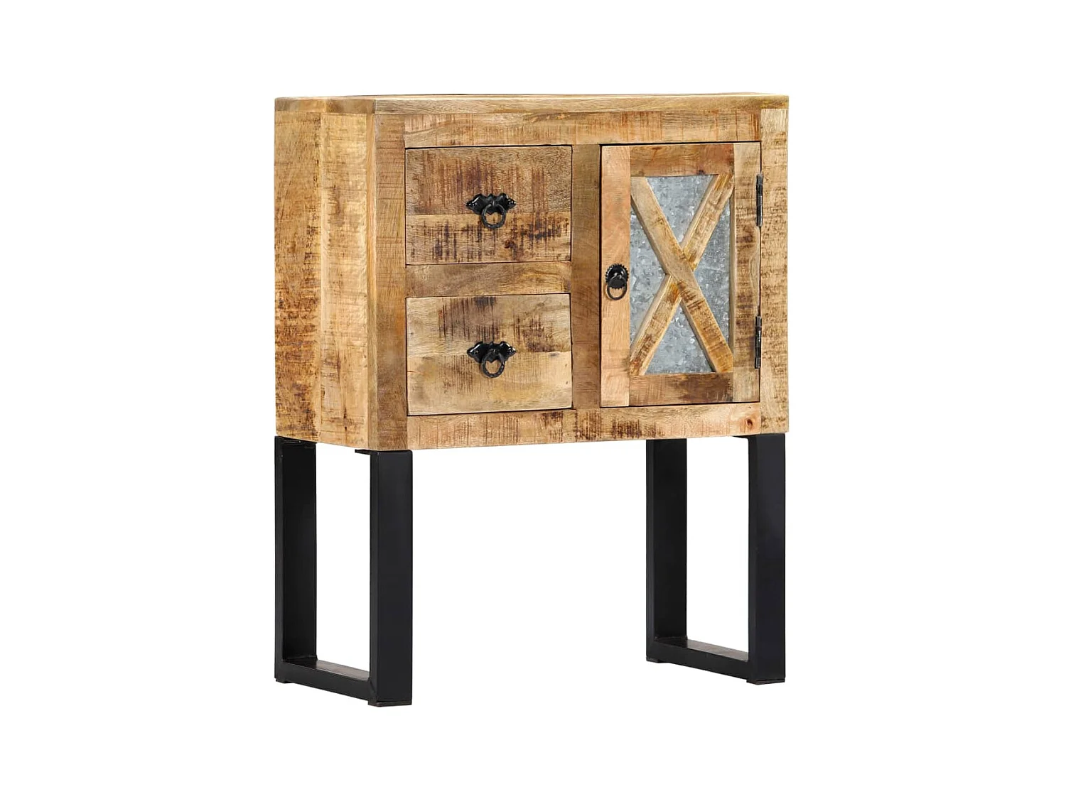 Buffet 60 x 30 x 76 cm Bois de manguier massif EGER33200