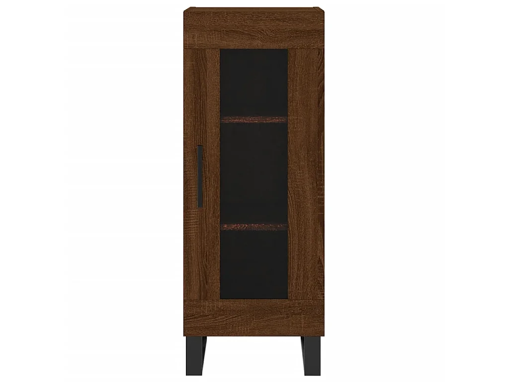 Buffet Chêne marron 34,5x34x90 cm Bois d'ingénierie QWE46739