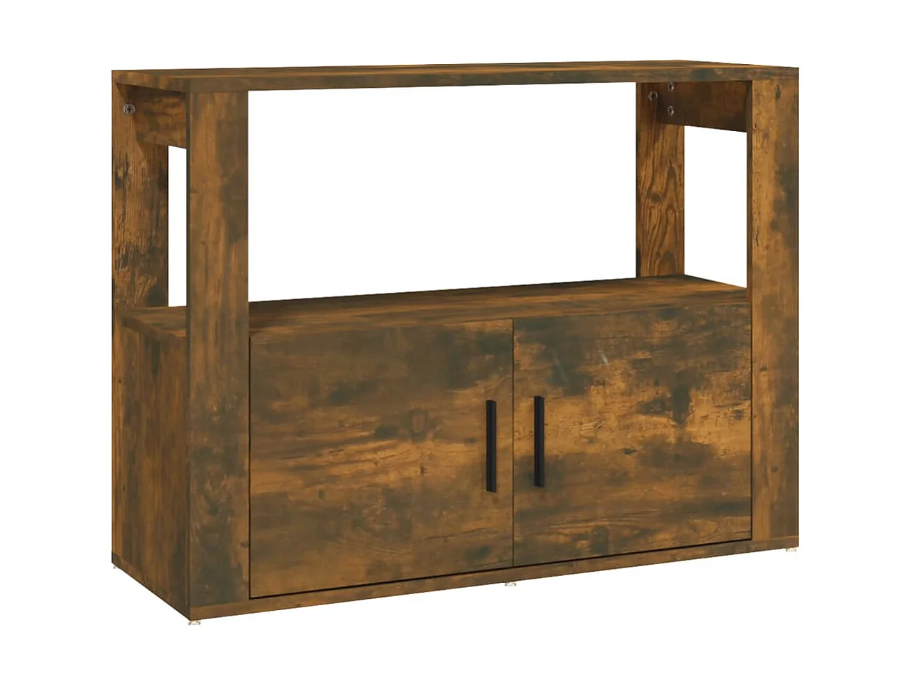 Buffet Chêne fumé 80x30x60 cm Bois d'ingénierie EGER98683