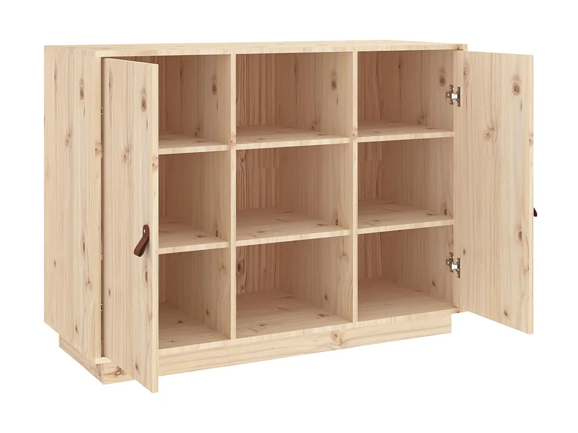 Buffet 100x40x75 cm Bois massif de pin QWE79845