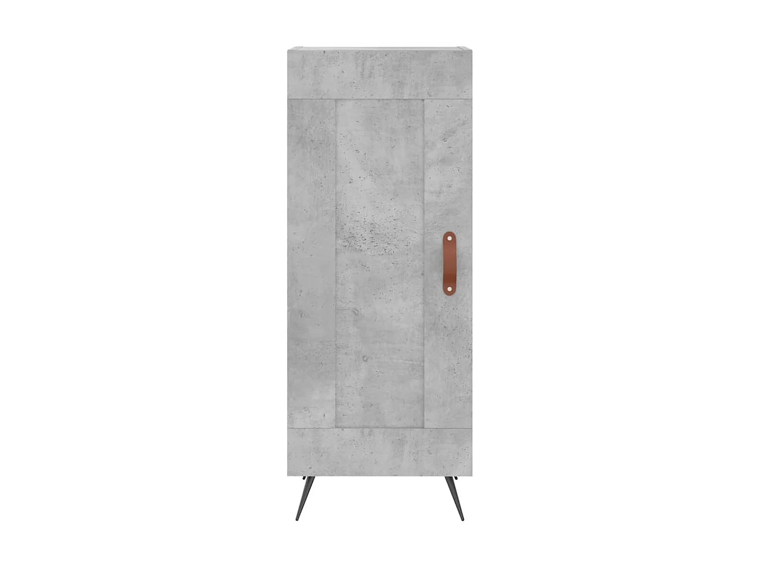 Buffet Gris béton 34,5x34x90 cm Bois d'ingénierie QWE30158