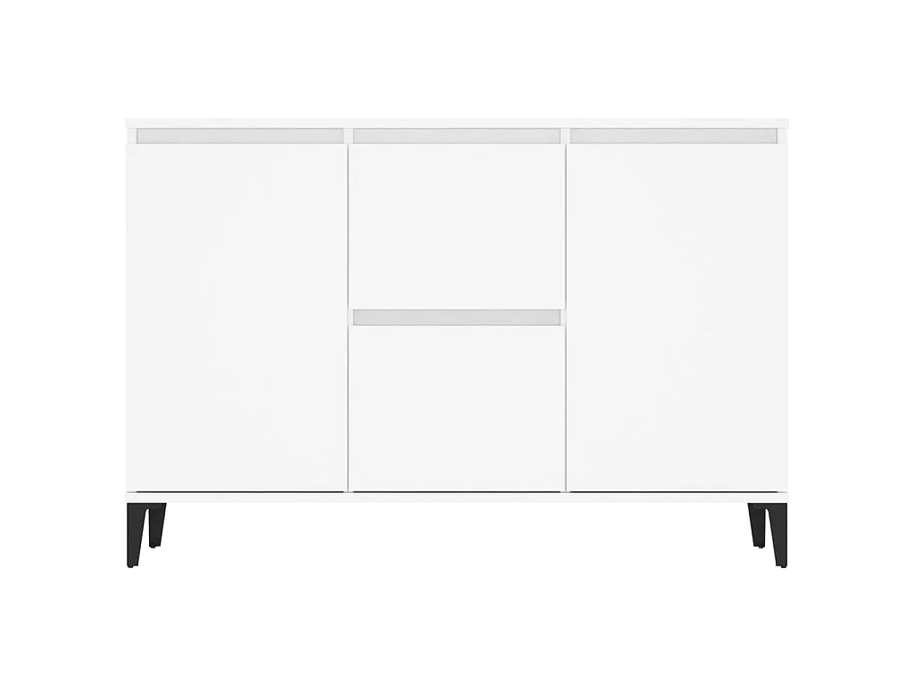 Buffet Blanc 104x35x70 cm Aggloméré EGER93463