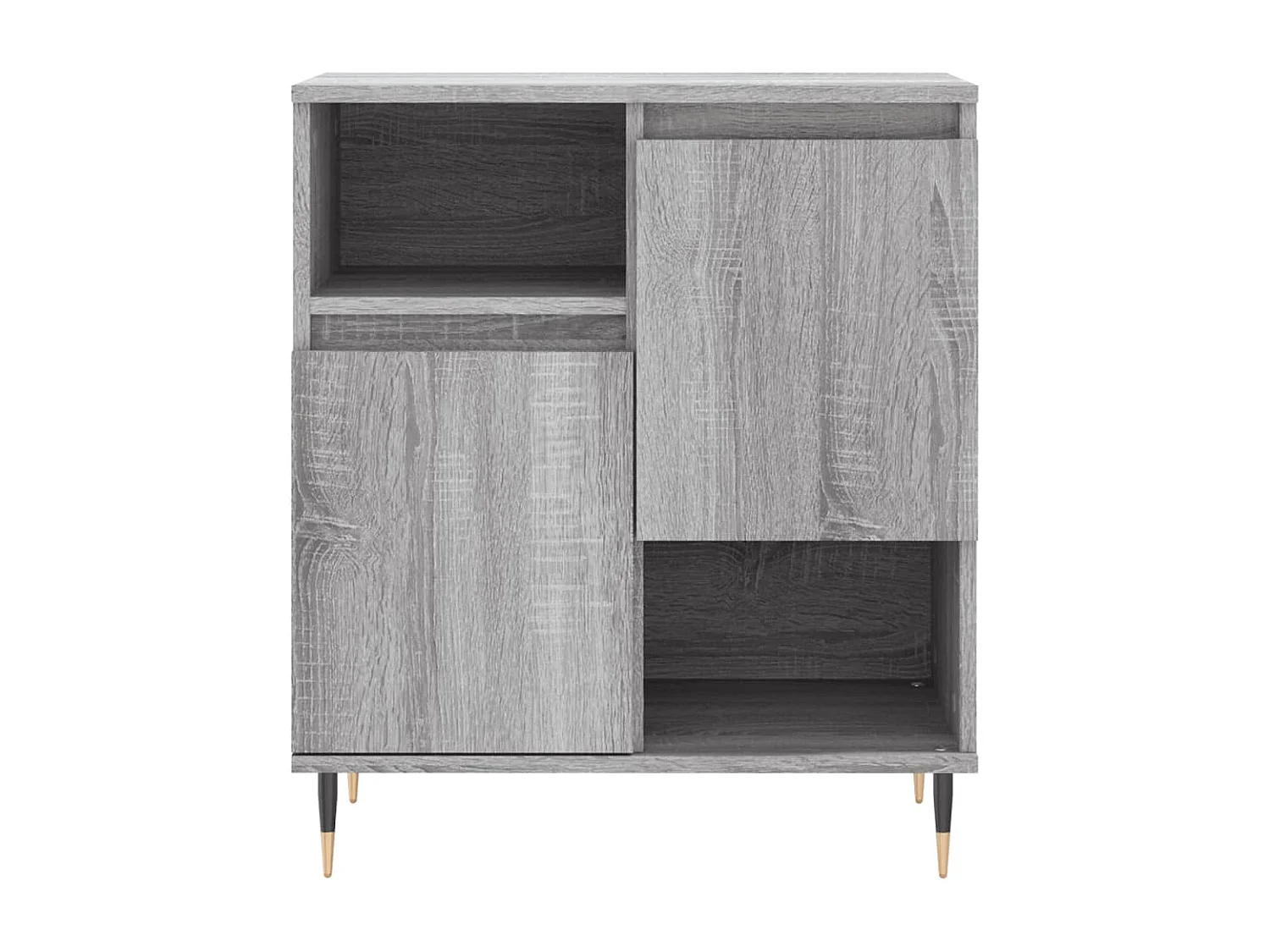 Buffet Sonoma gris 60x35x70 cm Bois d'ingénierie QWE68880