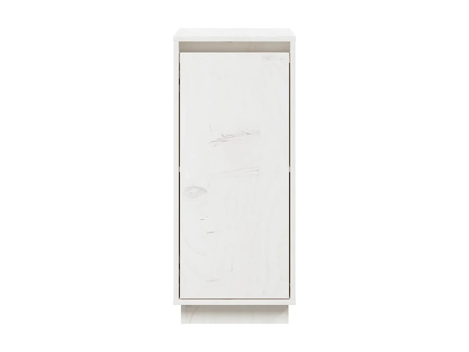 Dressoir 31,5x34x75 cm massief grenenhout wit NL716065