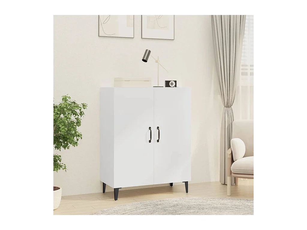 Buffet Blanc 70x34x90 cm Bois d'ingénierie EGER68489