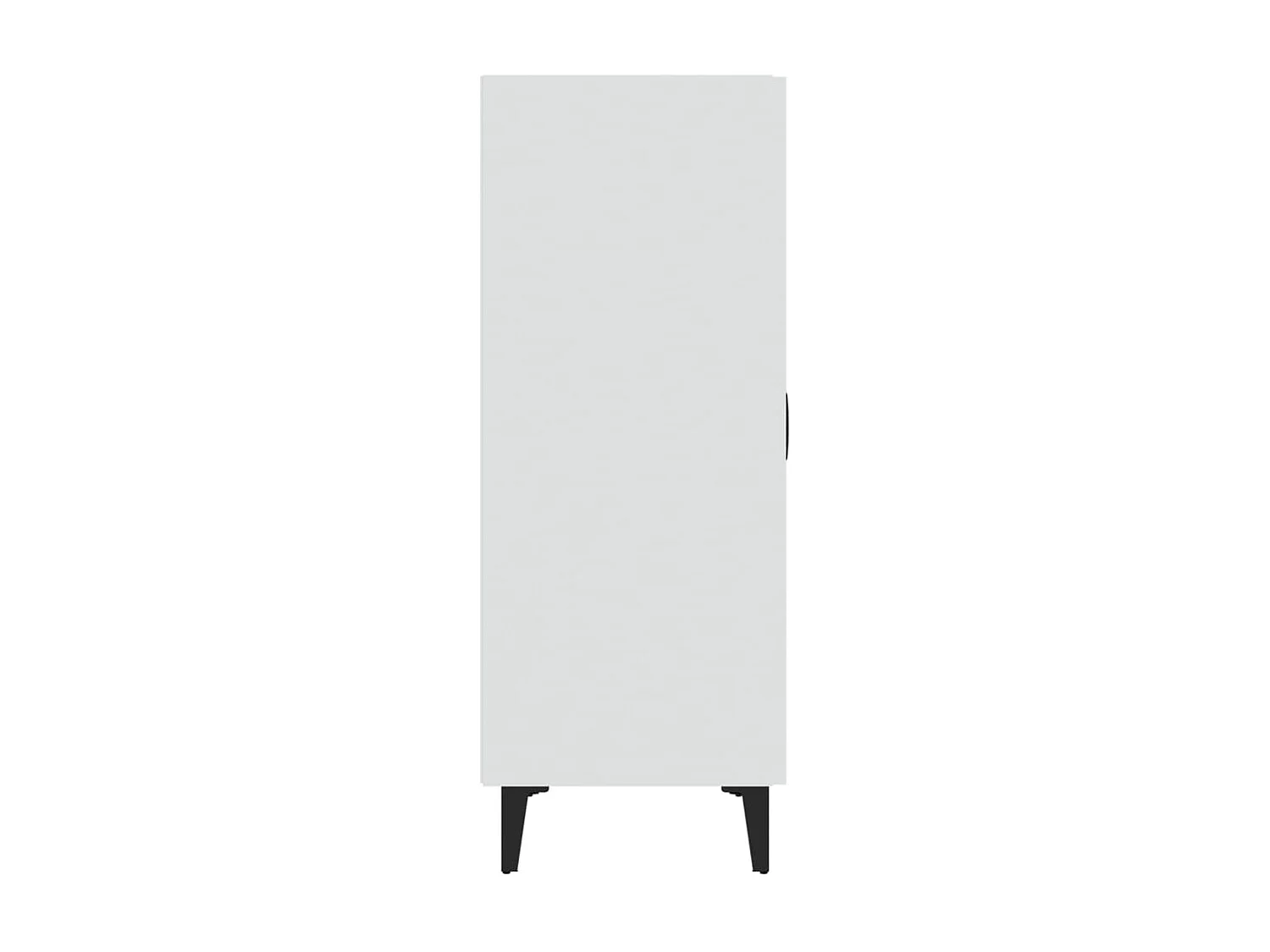 Dressoir 70x34x90 cm bewerkt hout wit NL383931