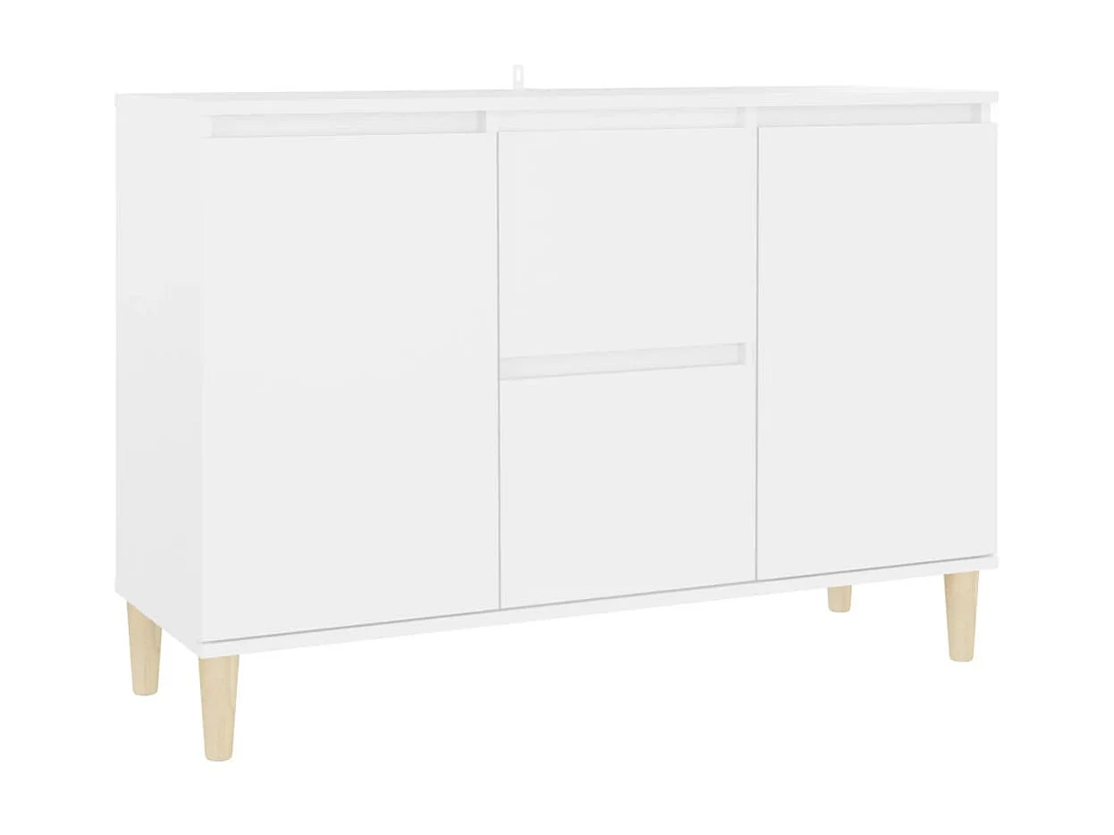 Aparador 101x35x70 cm derivados de madeira branco PT793689