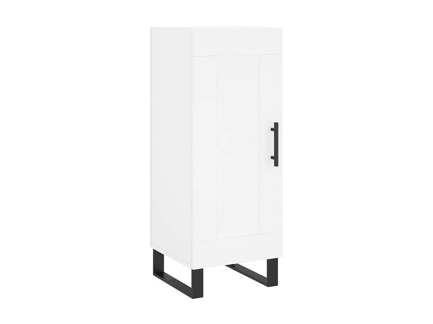 Buffet blanc 34,5x34x90 cm bois d'ingénierie QWE23572