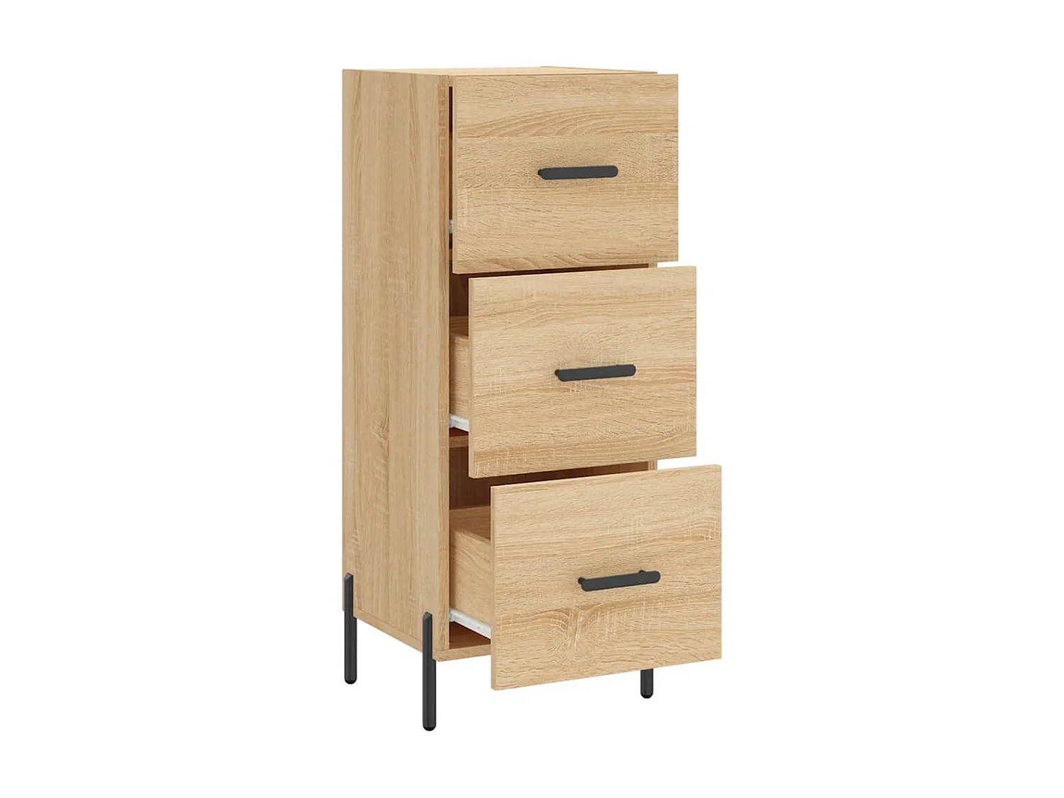 Buffet Chêne sonoma 34,5x34x90 cm Bois d'ingénierie QWE22118