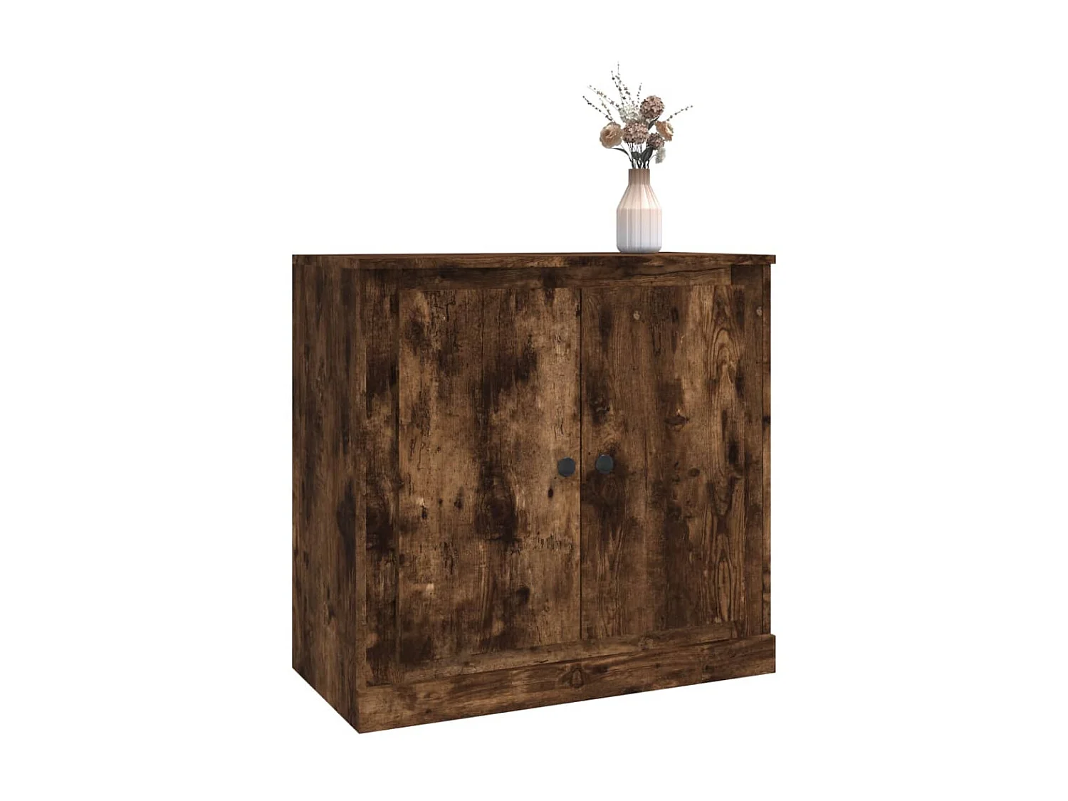 Aparador de madera contrachapada roble ahumado 70x35,5x67,5 cm ES89970