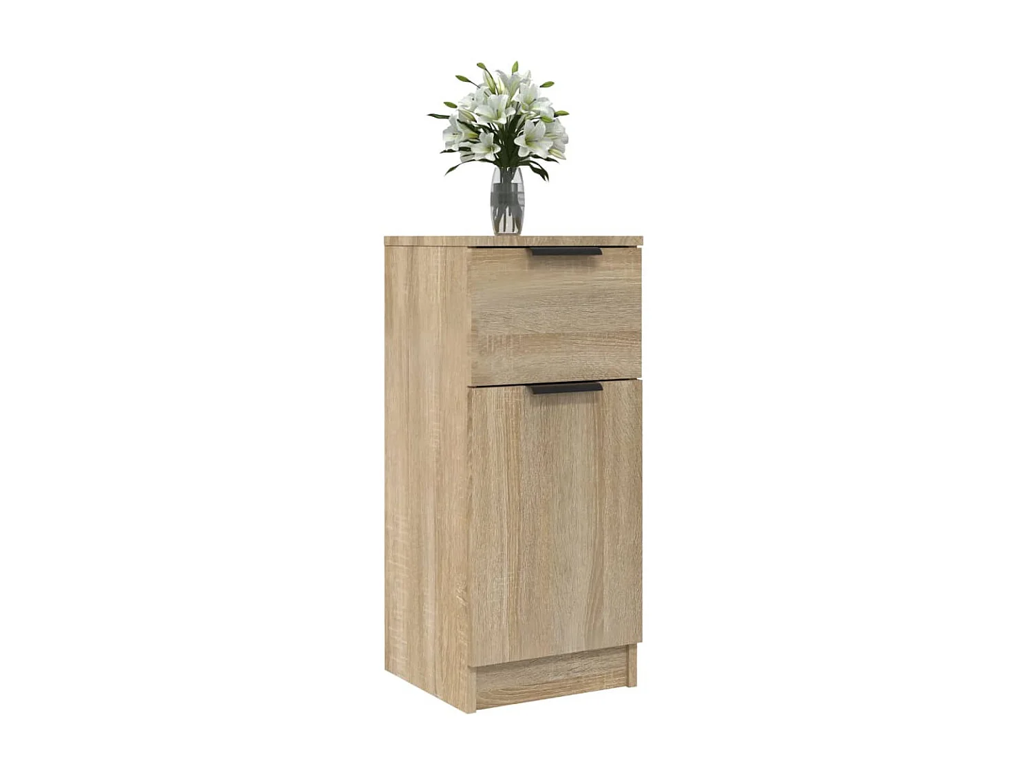 Buffet Chêne sonoma 30x30x70 cm Bois d'ingénierie QWE28942