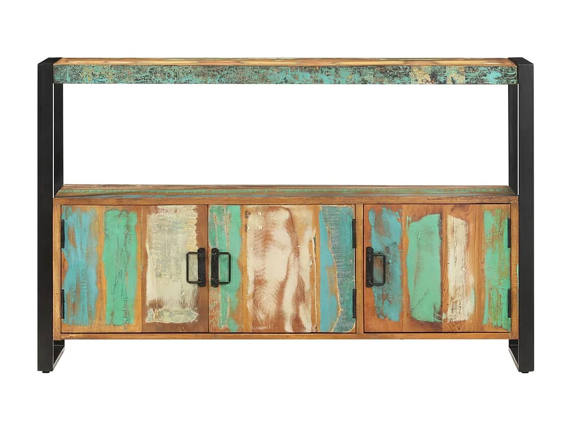 Dressoir 120x30x75 cm massief gerecycled hout NL634824