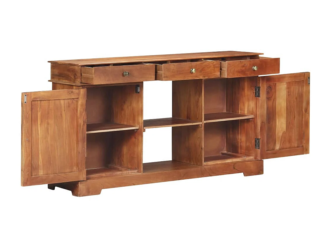 Dressoir 135x35x75 cm massief acaciahout NL128636