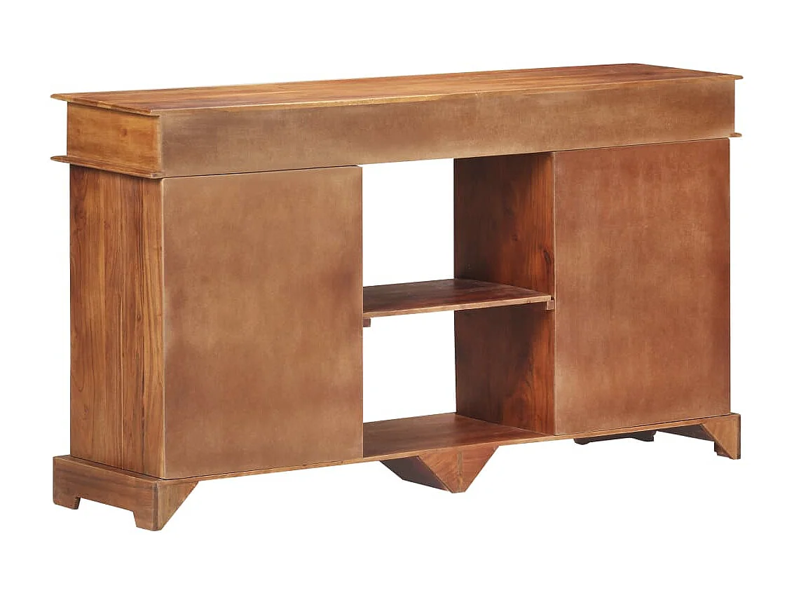 Dressoir 135x35x75 cm massief acaciahout NL128636