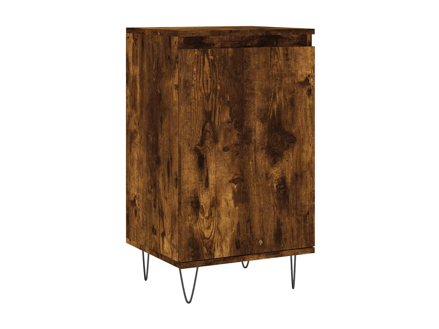 lot de 2 Buffets chêne fumé 40x35x70 cm bois d'ingénierie QWE67765