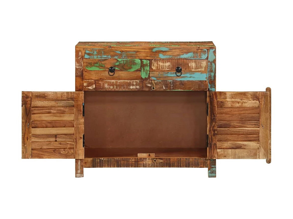 Dressoir 70x30x68 cm massief gerecycled hout NL286405