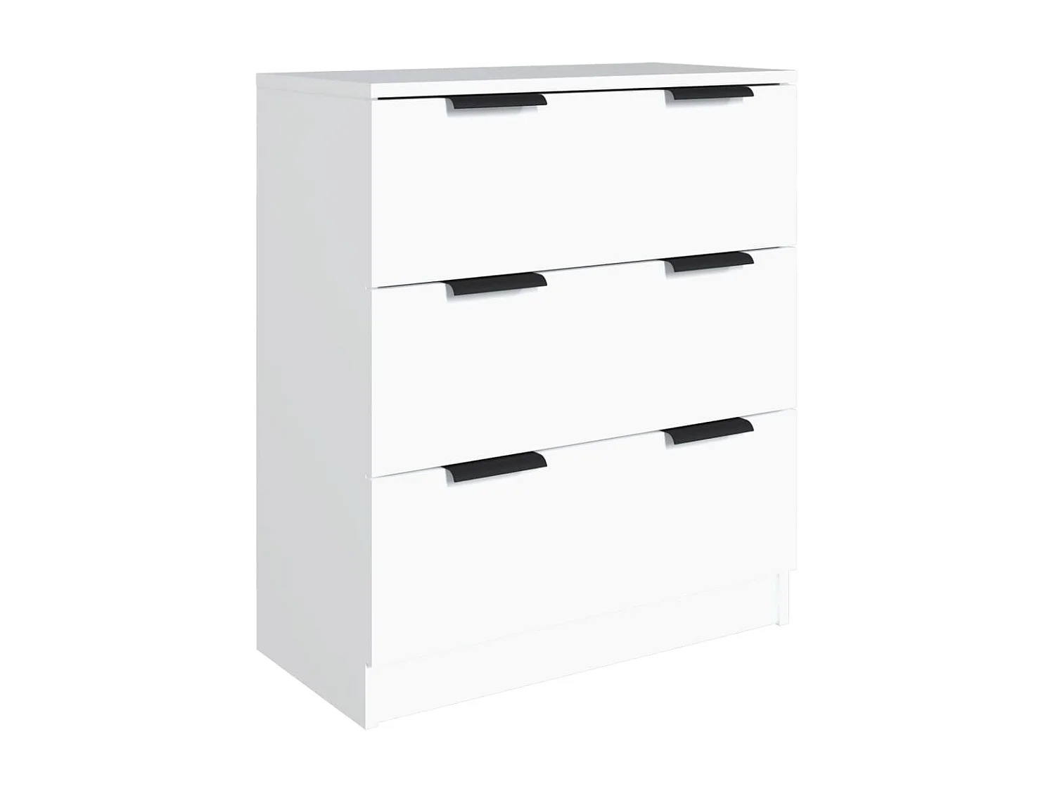 Buffets 3 pcs Blanc Bois d'ingénierie EGER77346