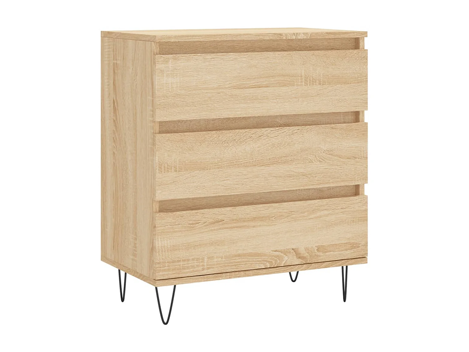 Buffet Chêne sonoma 60x35x70 cm Bois d'ingénierie QWE28886