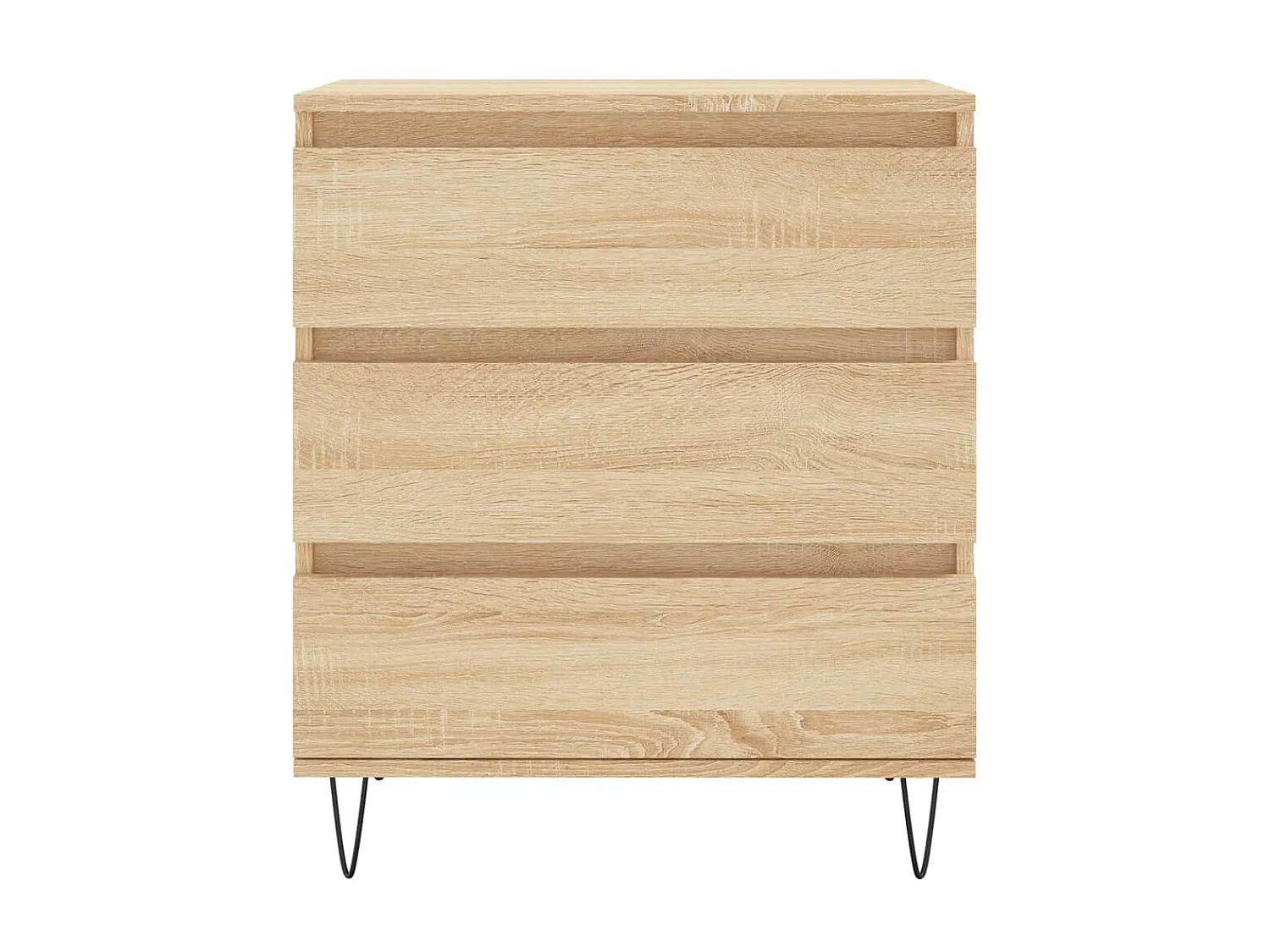 Buffet Chêne sonoma 60x35x70 cm Bois d'ingénierie QWE28886