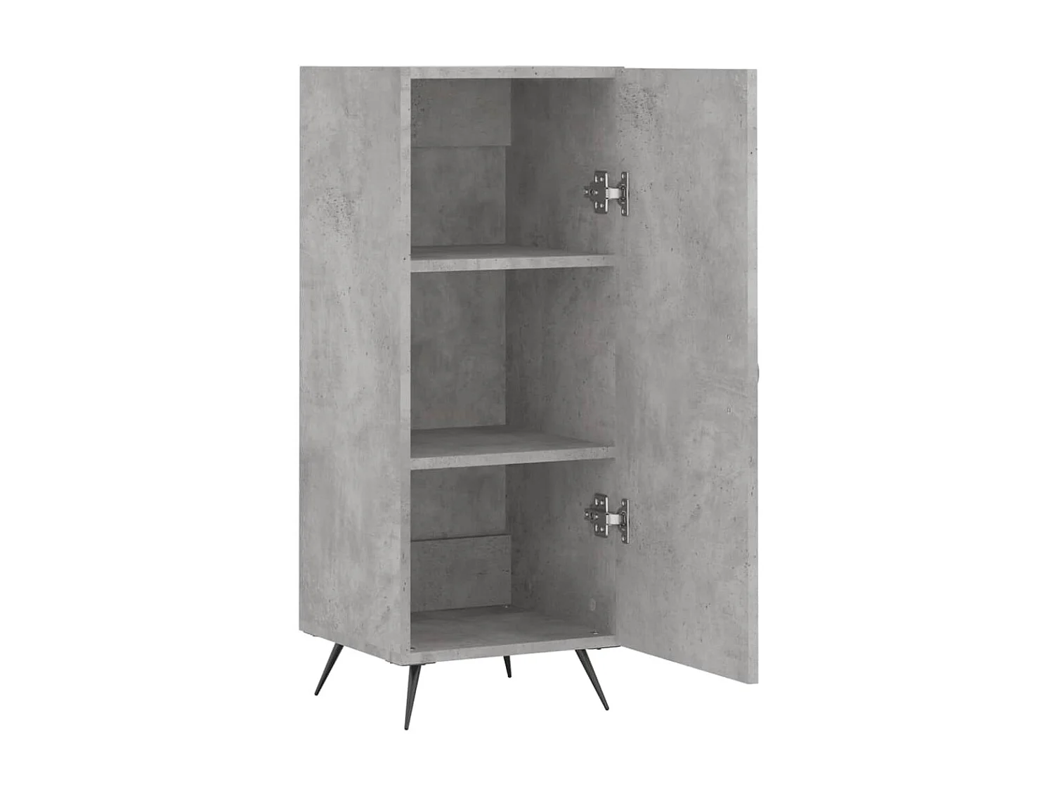 Buffet Gris béton 34,5x34x90 cm Bois d'ingénierie QWE90512