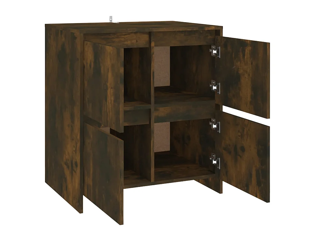 Buffet Chêne fumé 70x41x75 cm Bois d'ingénierie EGER93123