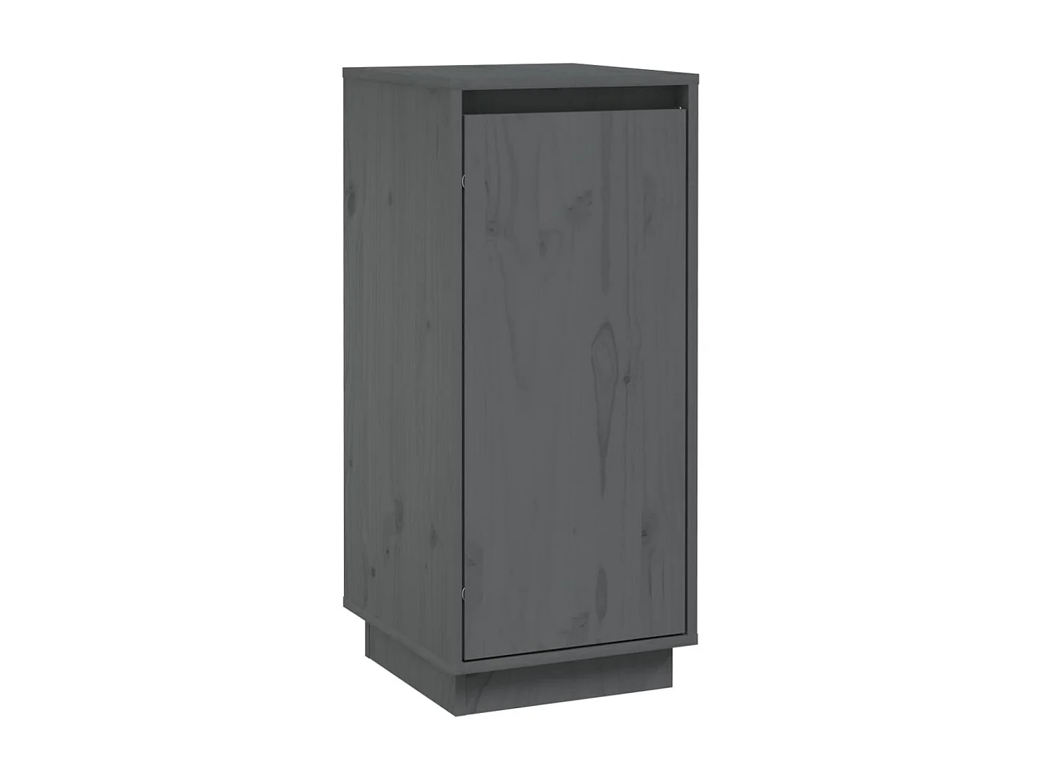 Dressoirs 2 st 31,5x34x75 cm massief grenenhout grijs NL596143