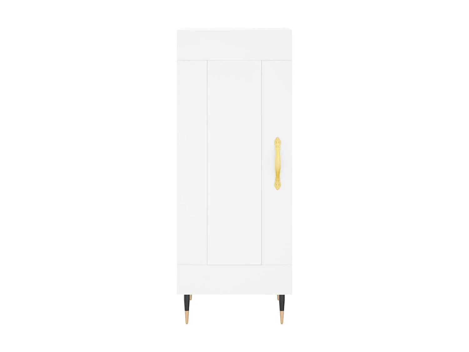 Dressoir 34,5x34x90 cm bewerkt hout wit NL618681