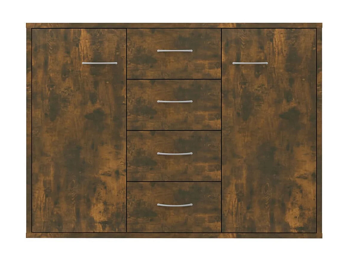 Buffet Chêne fumé 88x30x65 cm Bois d'ingénierie EGER78471