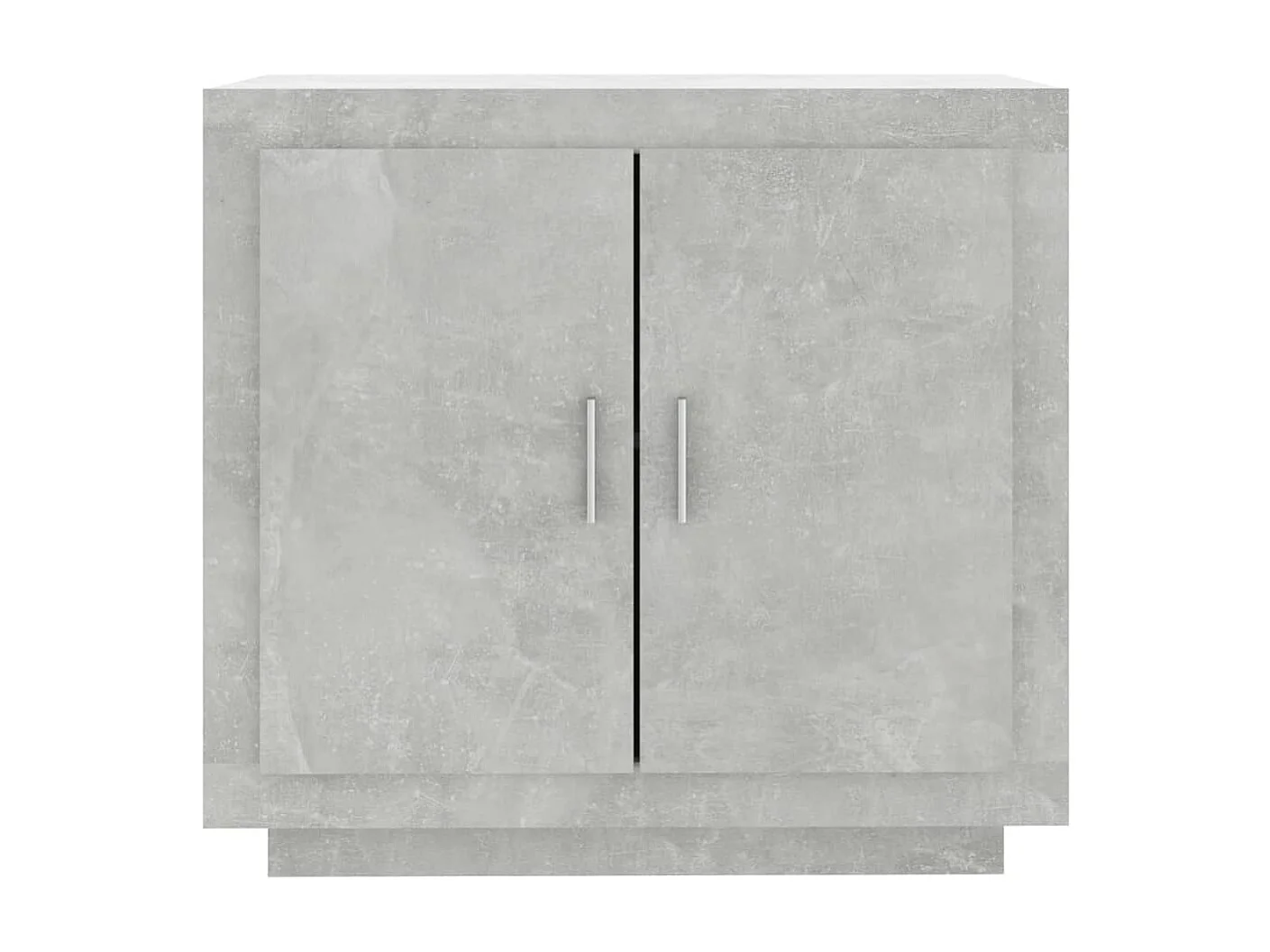 Aparador de madera contrachapada gris hormigón 80x40x75 cm ES21408
