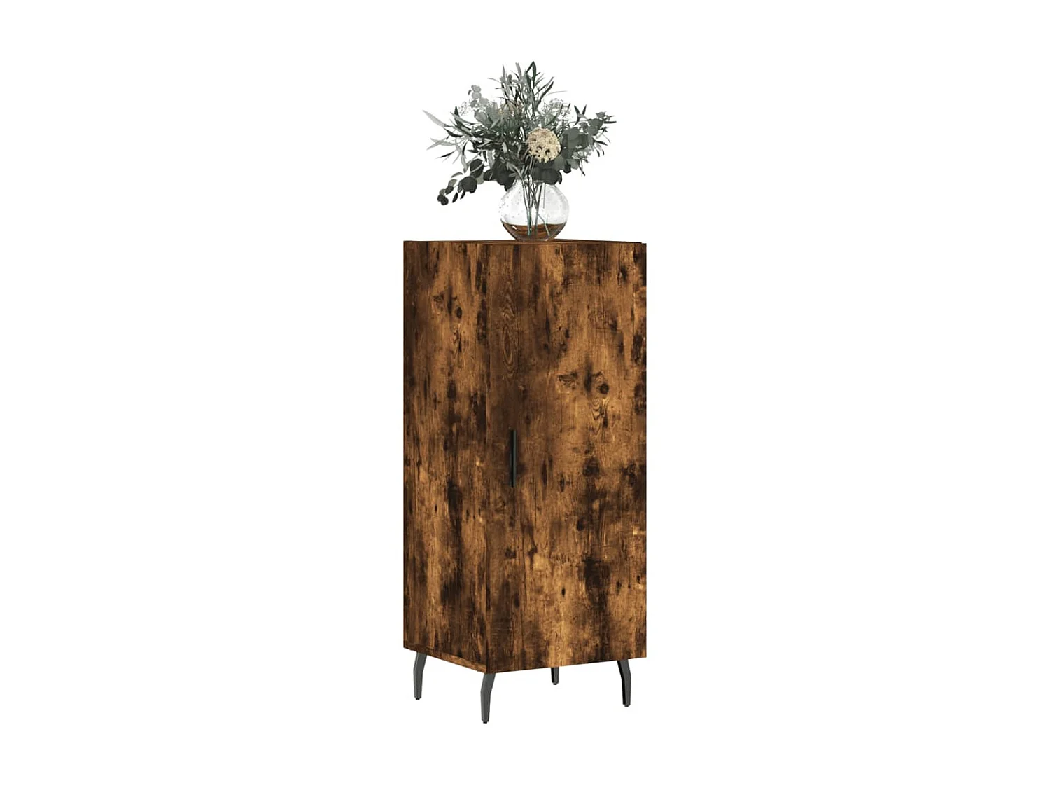 Buffet Chêne fumé 34,5x34x90 cm Bois d'ingénierie QWE86192