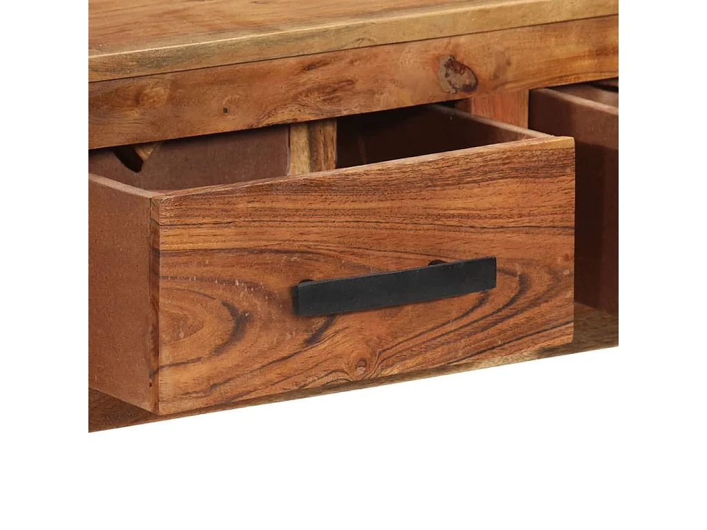 Buffet avec 3 tiroirs 110x30x80 cm Bois d'acacia massif EGER33882