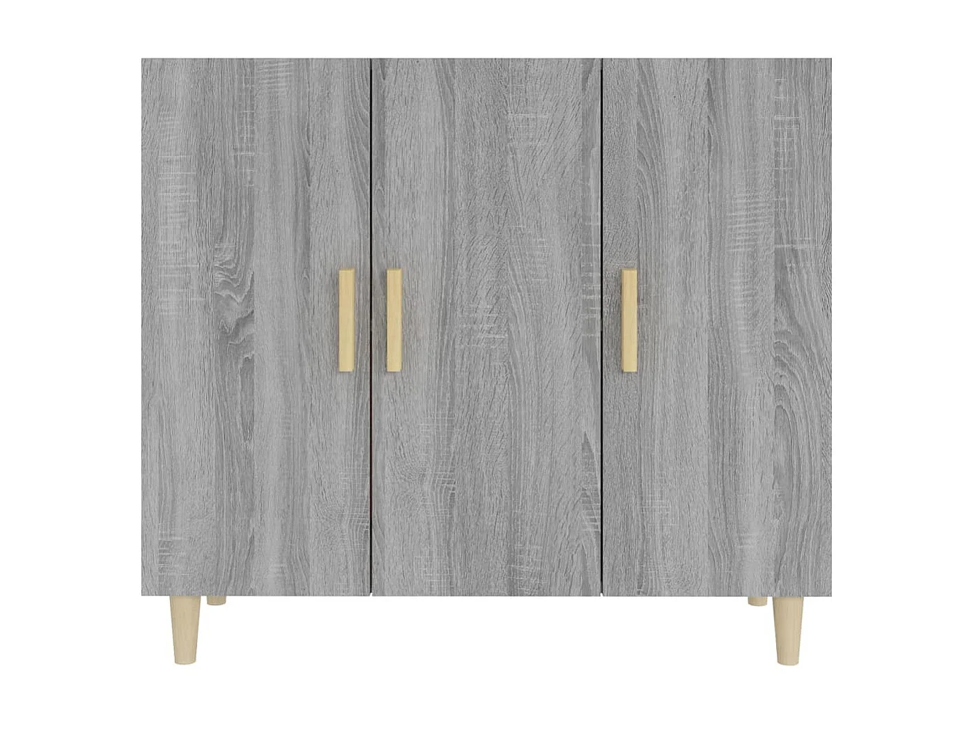 Buffet sonoma gris 90x34x80 cm bois d'ingénierie EGER74702
