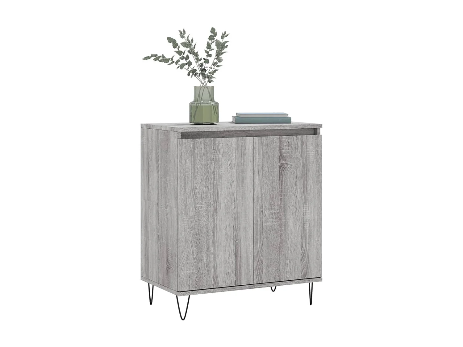 Buffet Sonoma gris 60x35x70 cm Bois d'ingénierie QWE83880