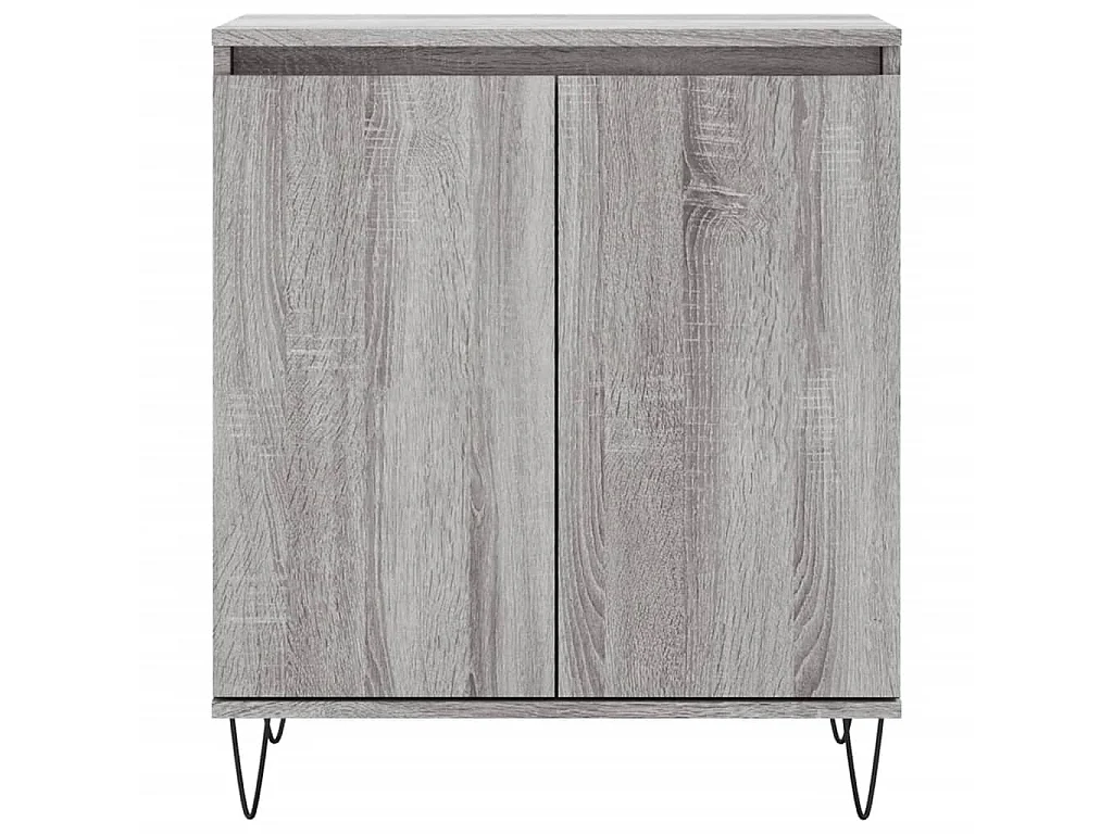 Buffet Sonoma gris 60x35x70 cm Bois d'ingénierie QWE83880