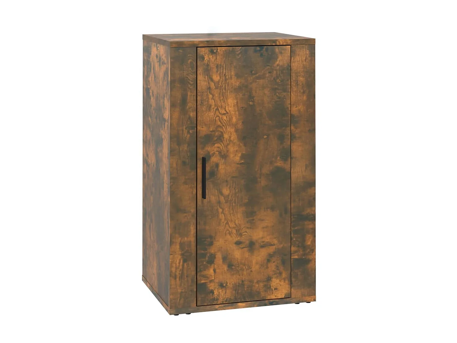 Aparador madera contrachapada color roble ahumado 40x33x70 cm ES57515