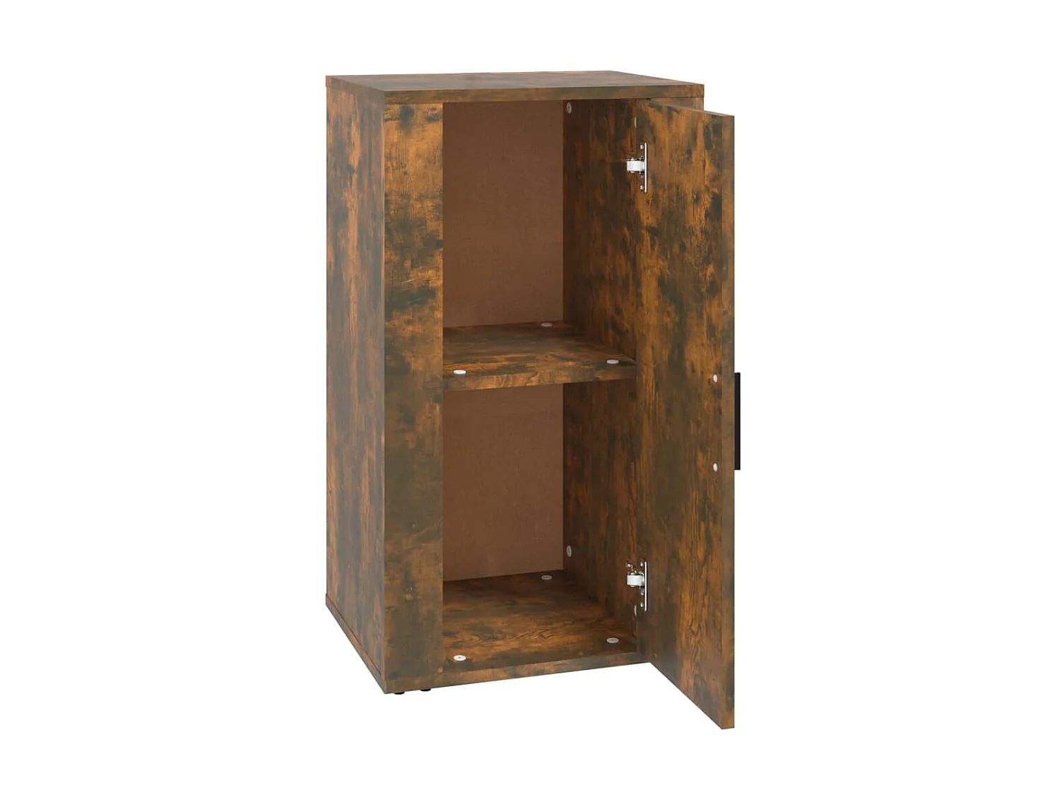 Aparador madera contrachapada color roble ahumado 40x33x70 cm ES57515