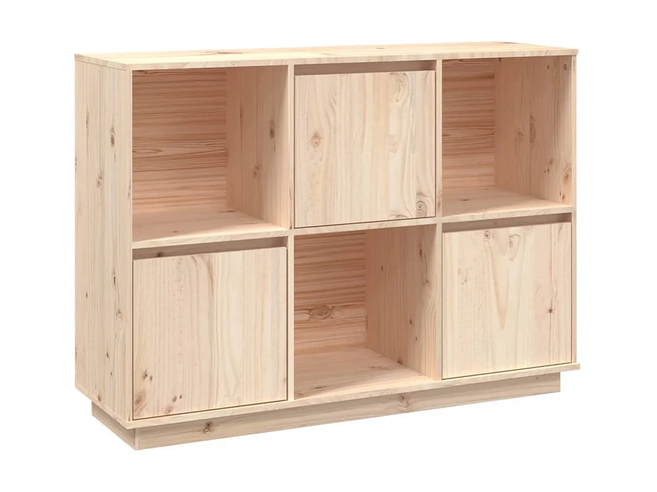 Dressoir 110,5x35x80 cm massief grenenhout NL233757