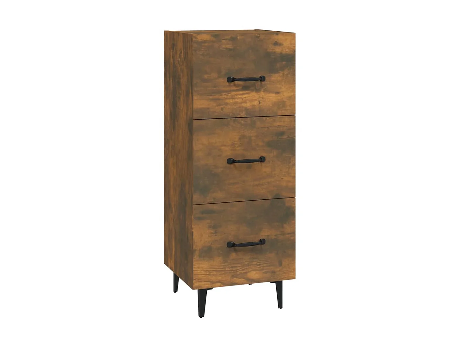 Buffet Chêne fumé 34,5x34x90 cm Bois d'ingénierie EGER56866