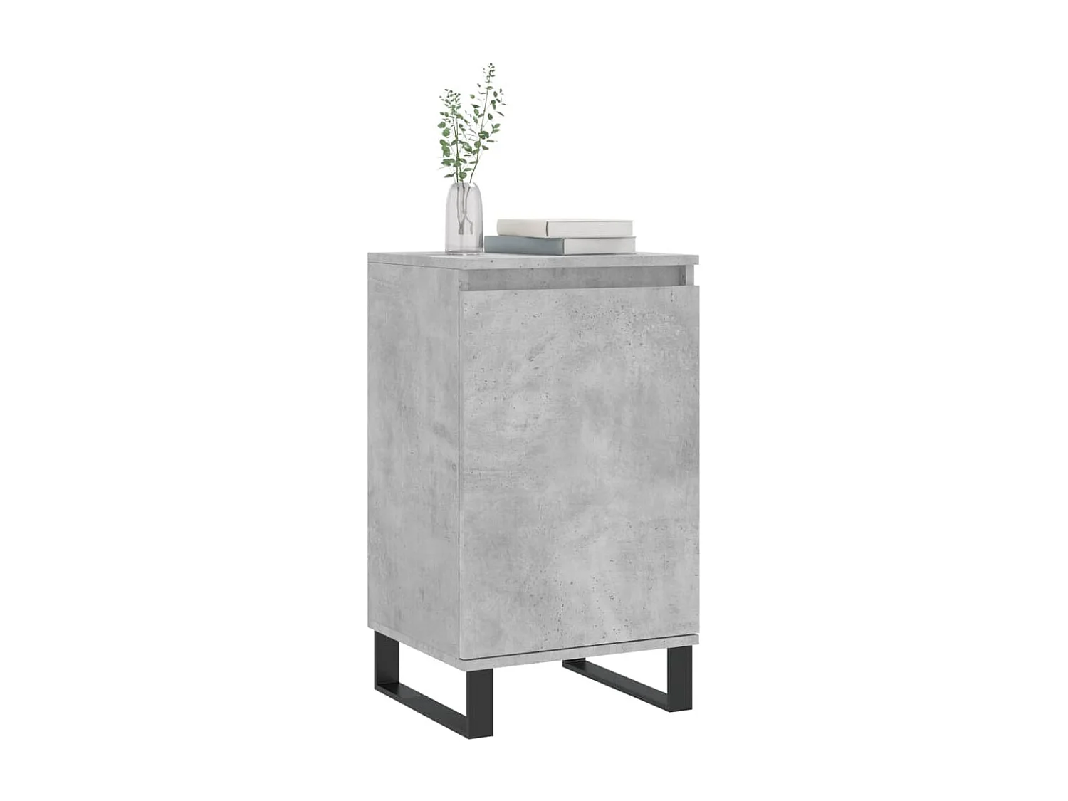 Aparadores 2 uds madera de ingeniería gris hormigón 40x35x70 cm ES75460