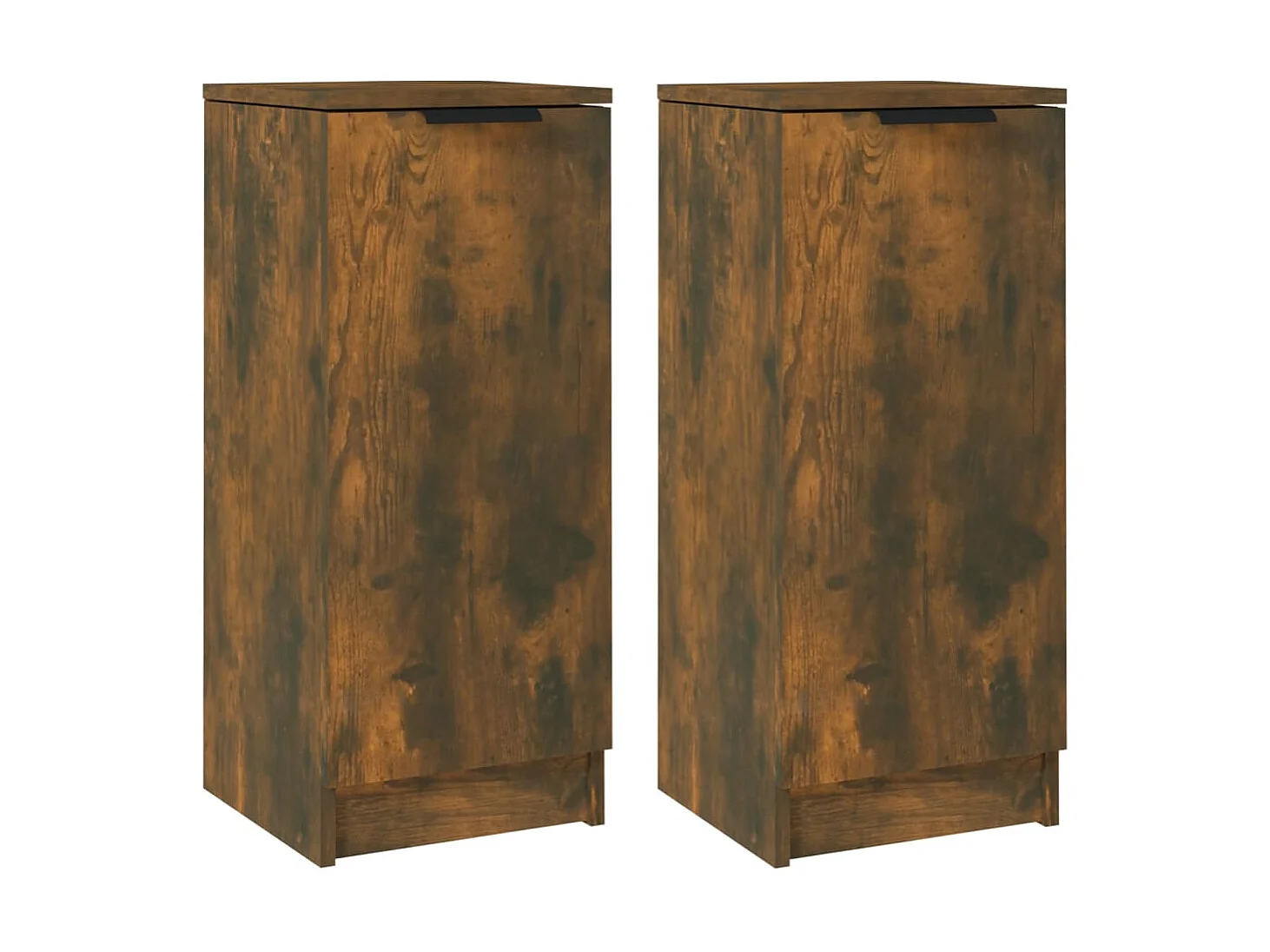 Buffets 2 pcs Chêne fumé 30x30x70 cm Bois d'ingénierie EGER88152