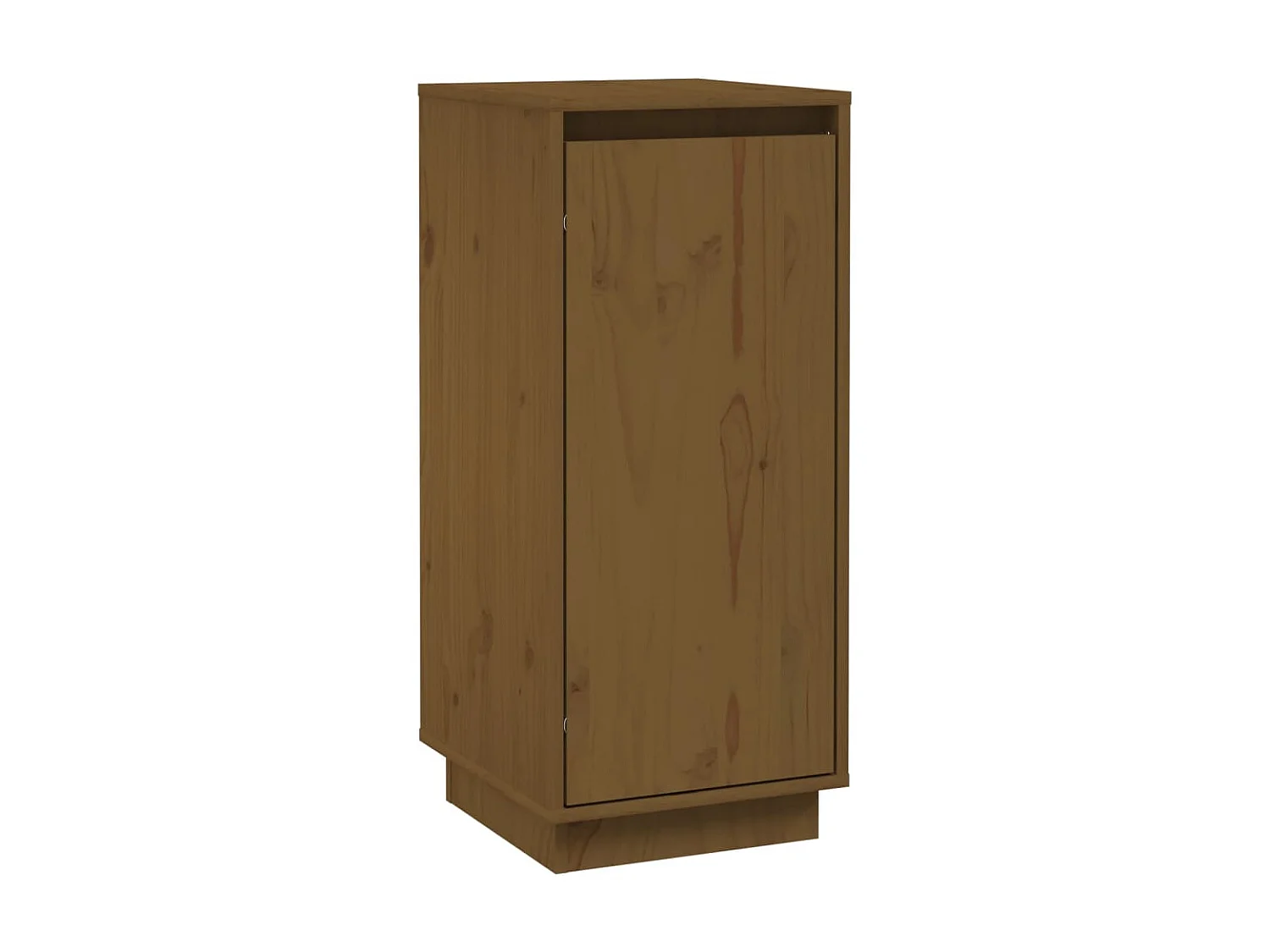 Buffets 2 pcs Marron miel 31,5x34x75 cm Bois massif de pin EGER71129